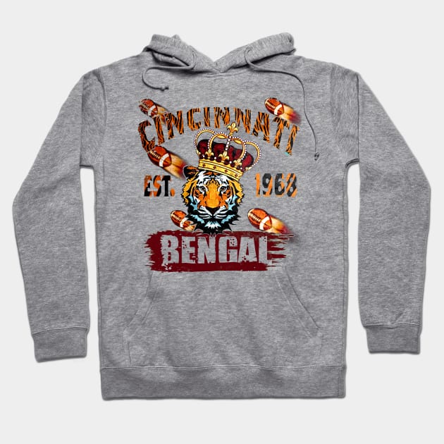 Cincinnati Bengals American football team Hoodie by nowsadmahi